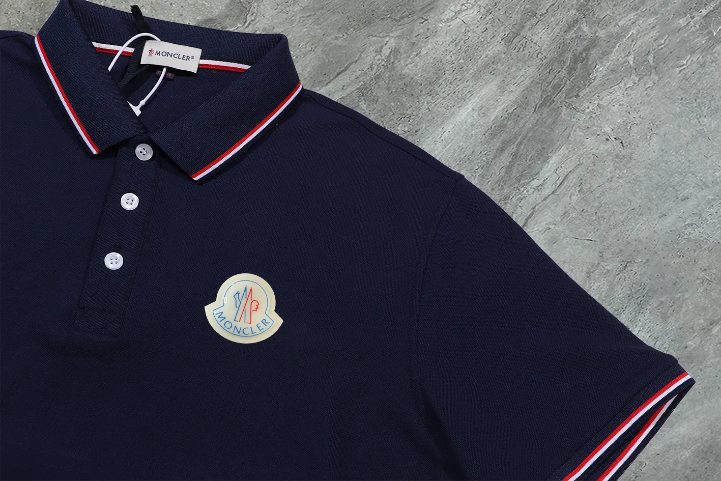 MONCLER~ 2026 New Arrival Quality POLO ， Breathable ， ， ， Quality。 ！ ， ！ LOGO Quality ：Black，White，Gray，Royal Blue Sizes：M~L~XL~2XL~3XL
